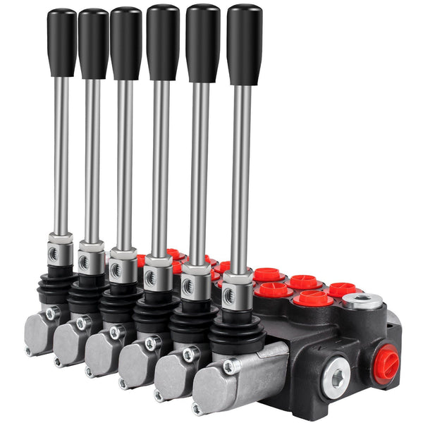 Hydraulic Directional Control Valve 6 Spool 11 Gpm Loader 3600 Psi Valves And Controls For Tractors Loaders Tanks Other Pump Parts & Accessories