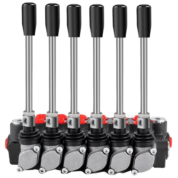Hydraulic Directional Control Valve 6 Spool 11 Gpm Loader 3600 Psi Valves And Controls For Tractors Loaders Tanks Other Pump Parts & Accessories