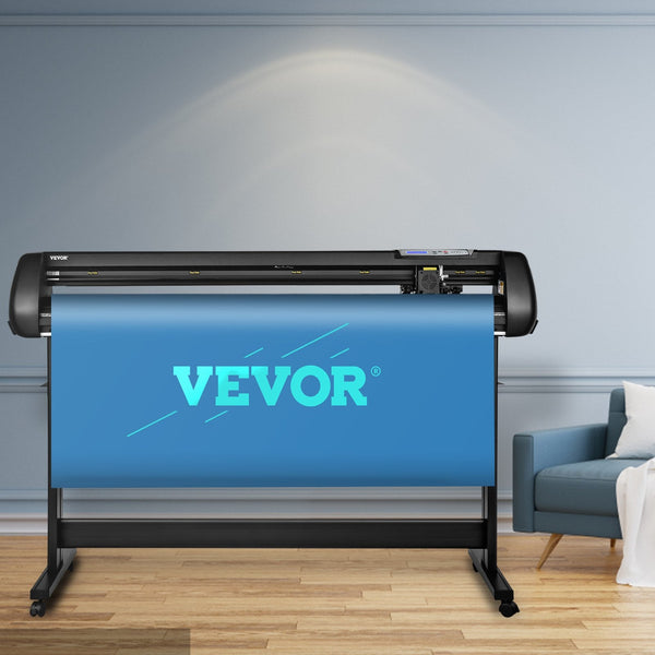 Vinyl Cutter 53Inch Plotter With Stand Adjustable Speed Force Sign Making Signmaster Software Tape Tools Printer Available Com/Usb/Bluetooth Other Saw