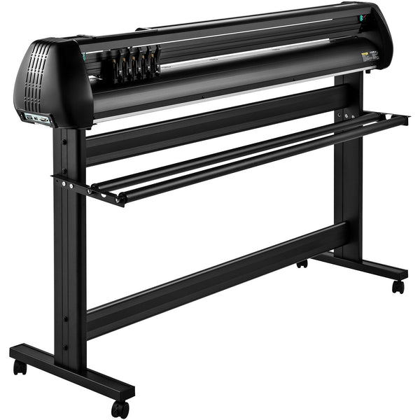 Vinyl Cutter 53Inch Plotter With Stand Adjustable Speed Force Sign Making Signmaster Software Tape Tools Printer Available Com/Usb/Bluetooth Other Saw