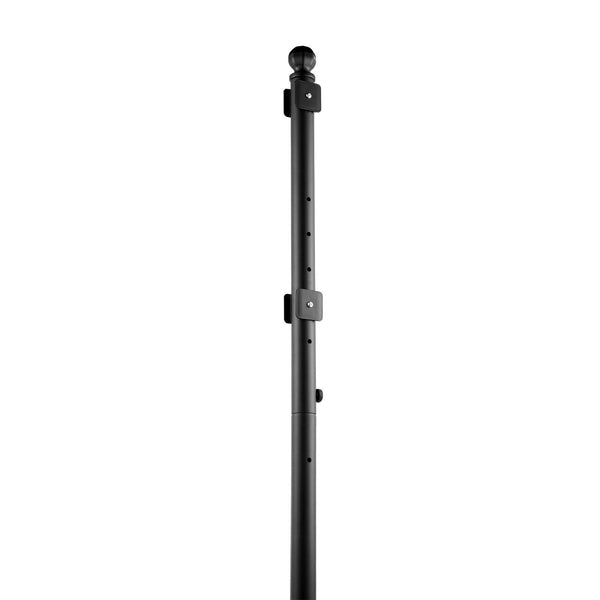 Sign Post 5 Ft Cast Iron Holder With Hard Plastic Base & Wheels Movable Parking Stand For No Street Signs Handicap Bolts Nuts Black Plaques & Signs