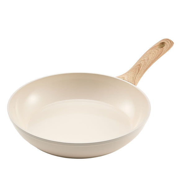 Vevor Frying Pan Skillet Aluminum Egg Pans 3 Pcs (200 240 280 Mm) Nonsitck Ceramic Heavy Duty Skillets With Heat Resistant Handle Chef's Kitchen Cookw
