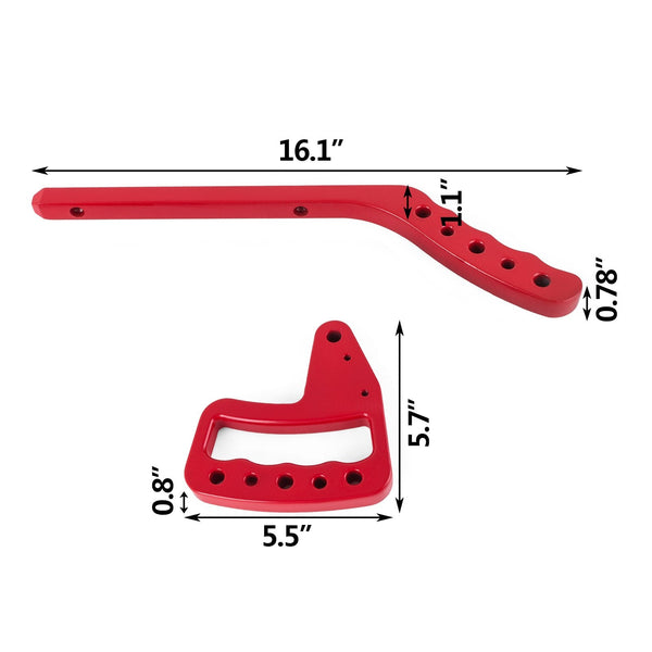 Vevor Hand Grips Front Rear Compatible With 2007 2017 Jeep Wrangler Jk New Recovery Tracks