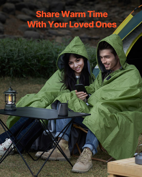 Vevor Camping Blanket 2 M X 1.5 Wearable Warm Stadium Army Green Blankets