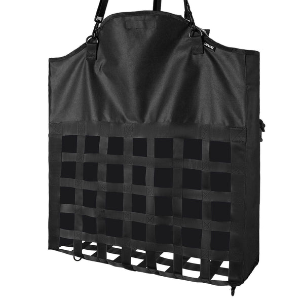 Hay Bag For Horses 55 X 18.5 64 Cm 46 Mm Holes Premium Nylon Construction With Pvc Waterproof Coating Adjustable Hanging Straps And Metal Hooks Slow F
