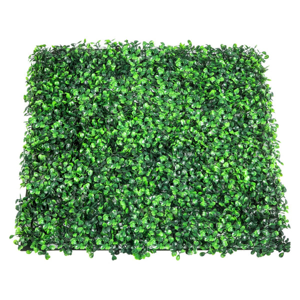 Vevor Artificial Boxwood Panel 12Pcs Hedge Wall 20X20" 4Cm Green Grass Backdrop For Indoor Outdoor Garden Backyard Artificial Plant Panels