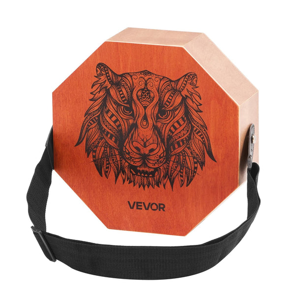 Vevor Unique Cajon Box Drum With Internal Guitar Strings 295 X 100 Mm Other Percussion