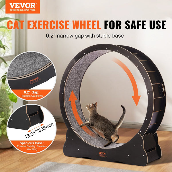 Large Cat Exercise Wheel Indoor Treadmill Running Training Cat Toys