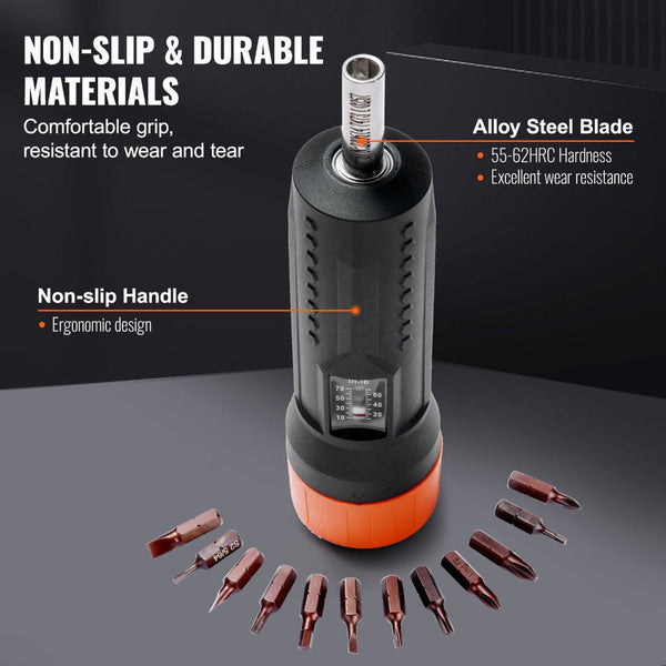 Vevor Torque Screwdriver 1/4 Screwdrivers