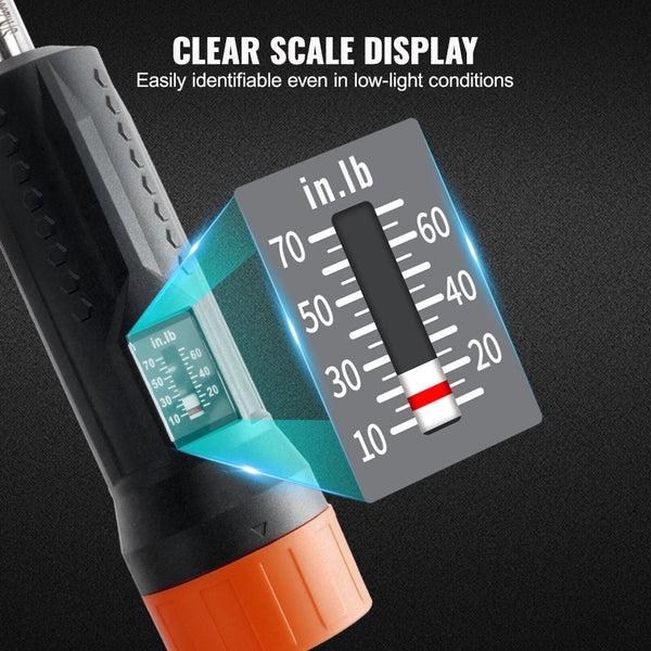 Vevor Torque Screwdriver 1/4 Screwdrivers