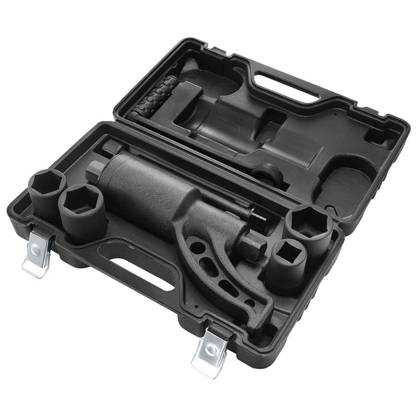 Vevor Torque Multiplier Heavy Duty Wrench Set 1 Inch Drive Lug Nut 1:58 4800N.M Remover With Sockets And Storage Case For Truck Trailer Rv Wrench Sets