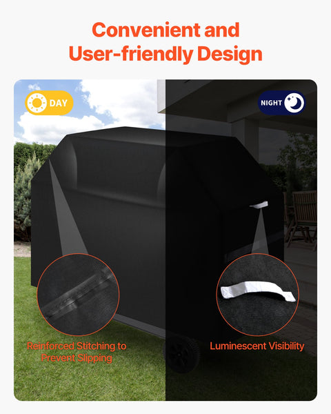 Vevor 65 Inch Grill Cover Heavy Duty Bbq Gas Outdoor Waterproof Barbecue Accessories