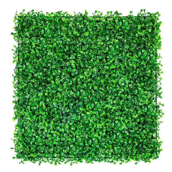 Vevor 12Pcs 10X10 Inch Artificial Boxwood Panels Hedge Wall Matartificial Grass Backdrop Privacy Screen Uv Protected For Outdoor Indoor Garden Fence B