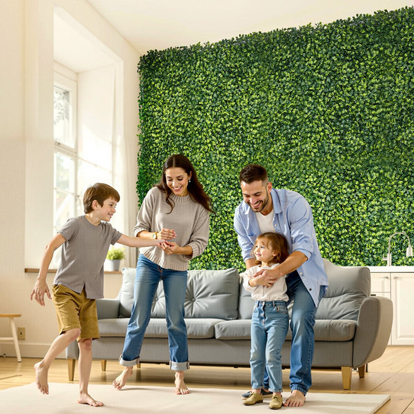 Vevor Artificial Grass Wall Panels 40 X 120 Inch Greenery Hedge Screen Artificial Plant Panels