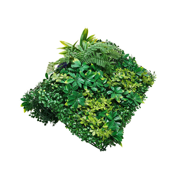 Vevor Artificial Grass Wall Panels 8 Pcs 20 X Inch 3D Greenery Boxwood For Indoor Outdoor Decor Privacy Backdrop Hedge Screen Garden Artificial Plant