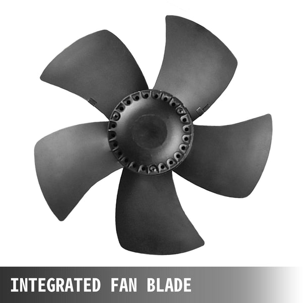 Vevor Industrial Ventilation Extractor Metal Axial Exhaust Commercial 12 Inch Air Blower Fan 250Mm Opening 2800 Rpm Low Noise Stable Running Other Lig