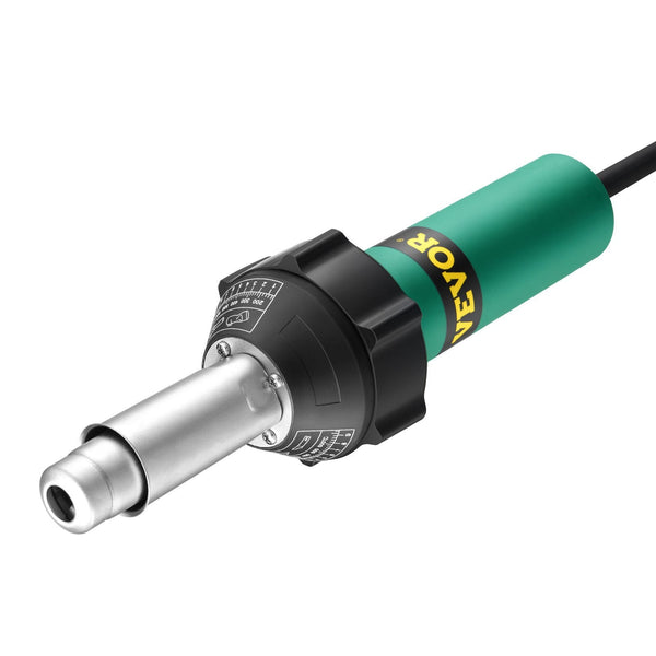 Vevor Hot Air Plastic Welder 1600W Pvc Tpo Vinyl Heat Gun Torch & 9 Accessories Heat Guns