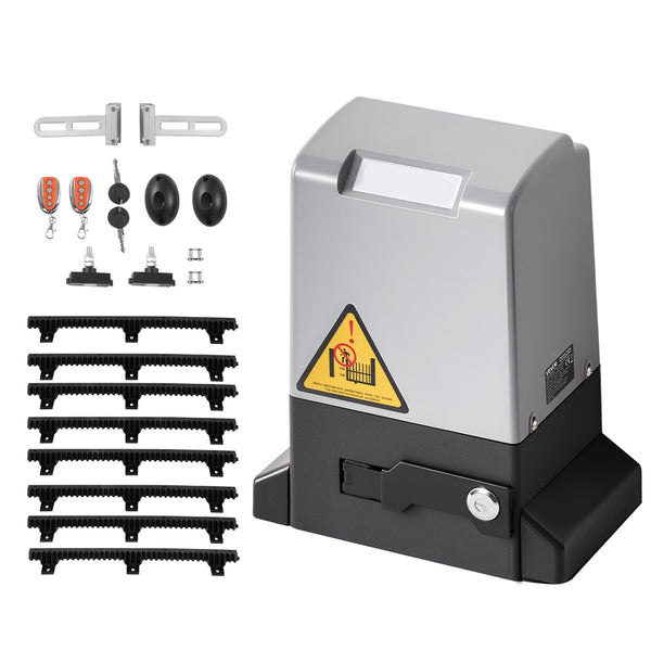 Vevor 280W Electric Sliding Gate Opener 816Kg Chain Drive Infrared Sensor Gate Openers