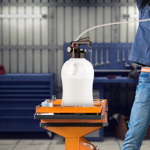 Vevor Transmission Fluid Pump 2 Way Atf Refill System Dispenser Oil And Liquid Extractor 10 Liter Large Capacity Automatic Tool Set With 14 Pieces Fil