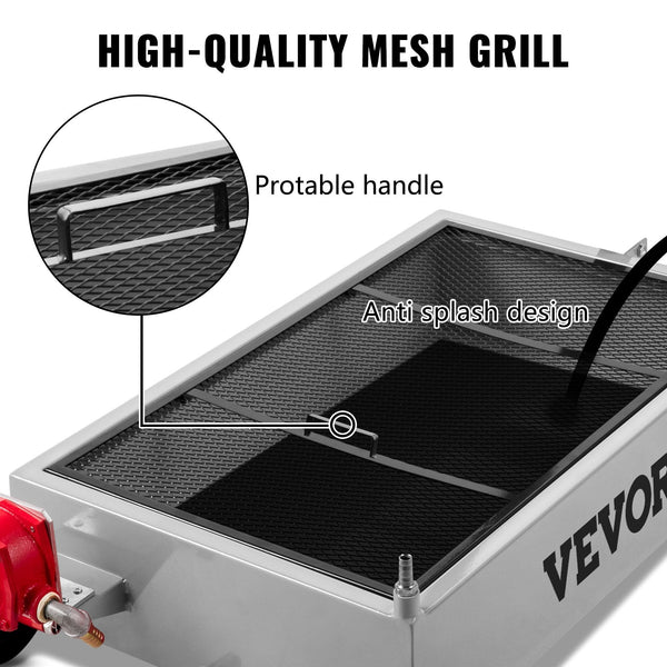 Vevor Low Profile Oil Drain Pan Truck 57 With Pump Hose Casters Placeholder