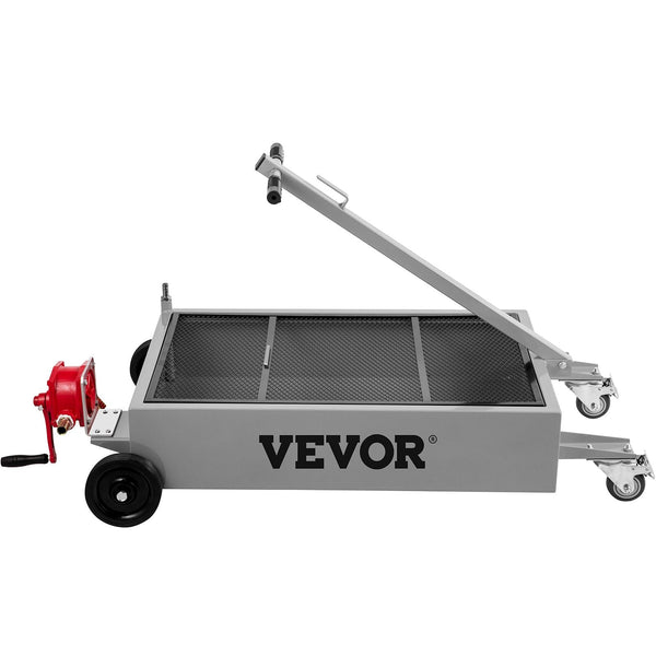 Vevor Low Profile Oil Drain Pan Truck 57 With Pump Hose Casters Placeholder