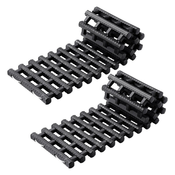7 Ton Traction Boards With Tpr Material Recovery For Off Road Vehicles/Cars/Pickups/Suvs/Rvs Pair Tire Mats On Snow Sand Mud And Loose Terrain Storage