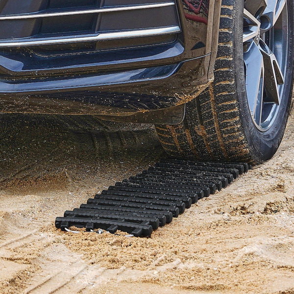 7 Ton Traction Boards With Tpr Material Recovery For Off Road Vehicles/Cars/Pickups/Suvs/Rvs Pair Tire Mats On Snow Sand Mud And Loose Terrain Storage