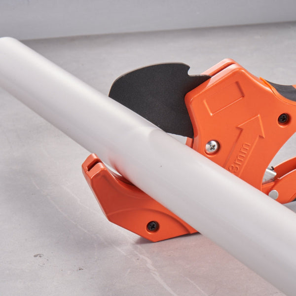 Vevor Pvc Pipe Cutter 0 2 1/2" O.D. Ratcheting Heavy Duty Tube Cutting Tool With Spare Sk5 Blade For Cpvc Pp Pex Rubber Hoses Other Pipe Tools
