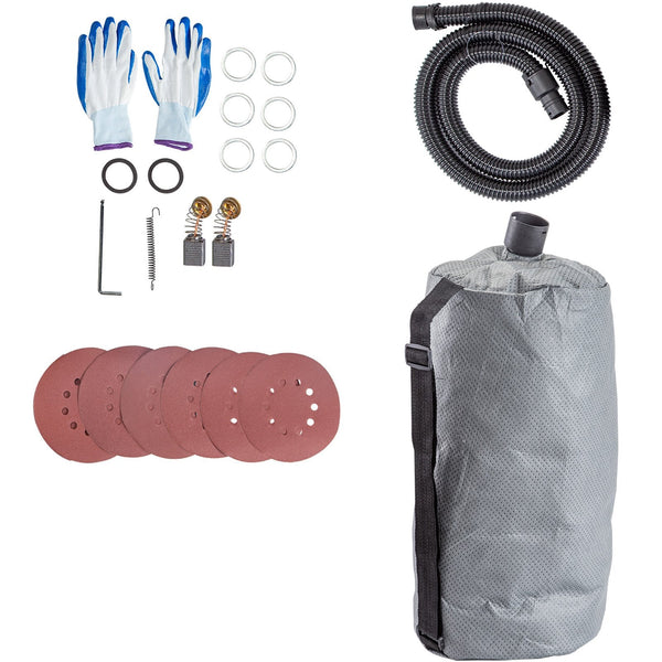 Vevor Drywall Sander 750W Electric Variable Speed 8001750Rpm Foldable Sheetrock With Telescopic Handle Vacuum Bag 6 Pads Drywall Tools