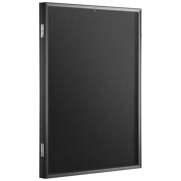 Vevor Jersey Display Frame Case 590 X 790 40 Mm Large Lockable Sport Shadow Box With 98% Uv Protection Pc Glass And Hangers For Baseball Basketball Fo