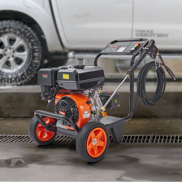 Vevor Gas Pressure Washer Powered 4400 Psi 4.0 Gpm 390Cc 5 Nozzles Pressure Washers