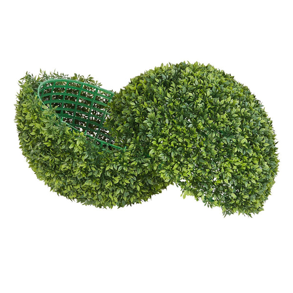 Artificial Topiary Ball 584Mm Faux Boxwood Plant Balls Fake Silk Tree Look Real Easy Assembly Green Artificial Plants