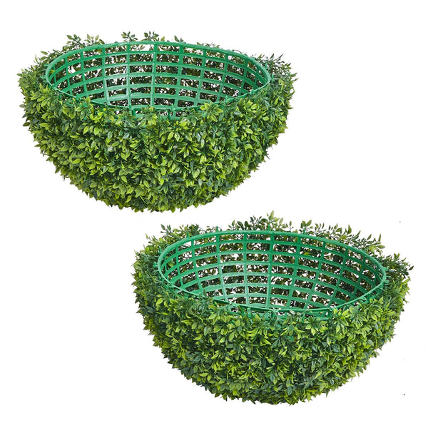 Artificial Topiary Ball 584Mm Faux Boxwood Plant Balls Fake Silk Tree Look Real Easy Assembly Green Artificial Plants