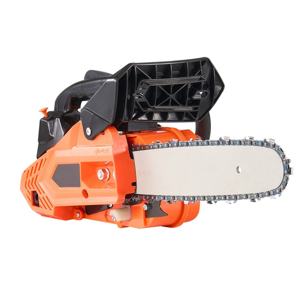 25 Cc Gas Chainsaw 305 Mm Powered 0.75 Kw Saw With Non Slip Handle Dual Fuel Tanks For Wood Cutting Tree Trimming And Land Clearing Chainsaws
