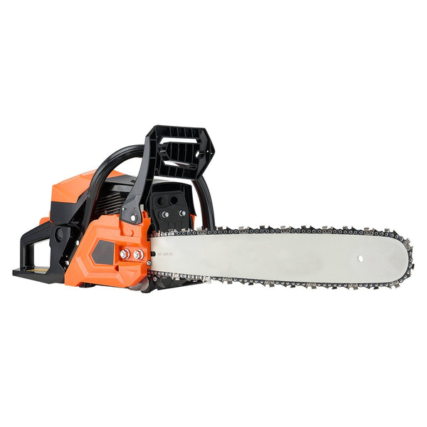 25 Cc Gas Chainsaw 305 Mm Powered 0.75 Kw Saw With Non Slip Handle Dual Fuel Tanks For Wood Cutting Tree Trimming And Land Clearing Chainsaws