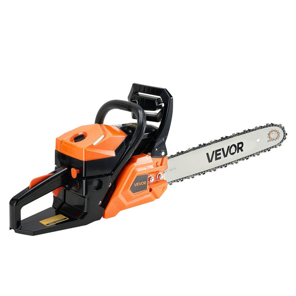 25 Cc Gas Chainsaw 305 Mm Powered 0.75 Kw Saw With Non Slip Handle Dual Fuel Tanks For Wood Cutting Tree Trimming And Land Clearing Chainsaws