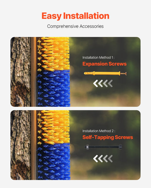 Vevor Livestock Scratching Brush Horse With 2 Screws 20 X 7.5 In Cow Scratcher For Back Itch Relief & Keep Cleaning Grooming Post Pig Cattle Supplies