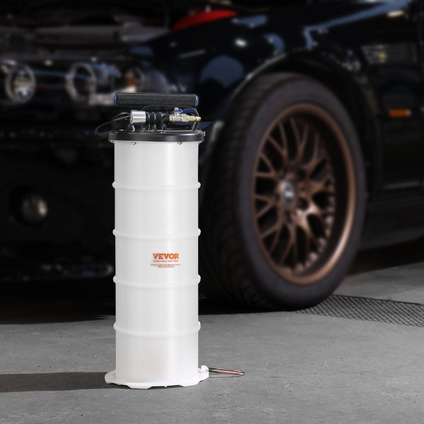 Vevor Fluid Extractor 6.5 Liters Capacity Pneumatic/Manual Oil Changer Vacuum With Dipstick And Liquid Suction Hose Pump For Automotive Fluids Evacuat