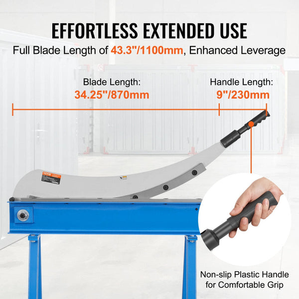 Vevor 800Mm Manual Hand Plate Shear For Metal Sheet Processing Benchtop Cutter With Q235 Material Crafts Thick Steel Crafting Heavy Duty Roll Press Ma
