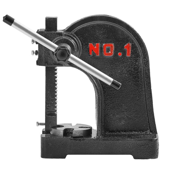 Vevor Arbor Press 1 Ton Manual 5.9" Maximum Height Cast Iron Heavy Duty Desktop Precision Hand For Stamping Bending Stretching Forming Other Power Too