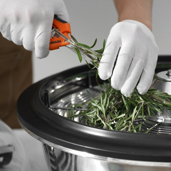 Vevor Leaf Bowl Trimmer 16'' Manual Bud With Stainless Steel Blades Leaf Blowers