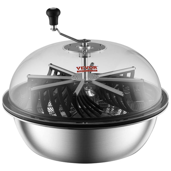 Vevor Leaf Bowl Trimmer 24'' Manual Bud With Stainless Steel Blades For Twisted Spin Cut Clear Visibility Dome And Hand Pruner Included Cutting Leaves