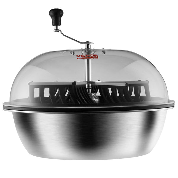 Vevor Leaf Bowl Trimmer 24'' Manual Bud With Stainless Steel Blades For Twisted Spin Cut Clear Visibility Dome And Hand Pruner Included Cutting Leaves