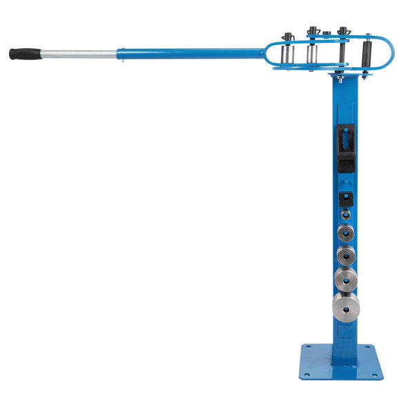 Yp 38 Metal Bender 1 Inch Flat Bar Square Rod Bending 7 Dies With Floor Stand Other Metalworking Supplies