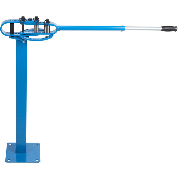Yp 38 Metal Bender 1 Inch Flat Bar Square Rod Bending 7 Dies With Floor Stand Other Metalworking Supplies