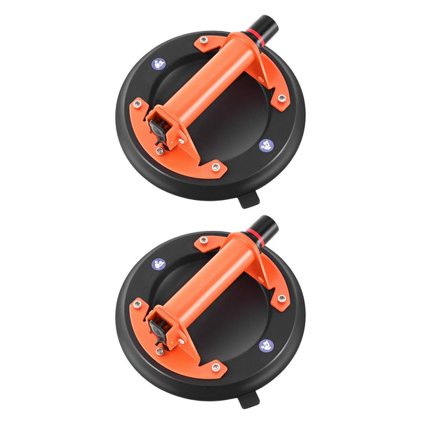 Vacuum Suction Cup 203Mm Glass Lifter With Metal Handle 195 Kg Max Lifting Capacity Tile Tool Carrying Case For Large Granite Drywall Windows Pack Cra