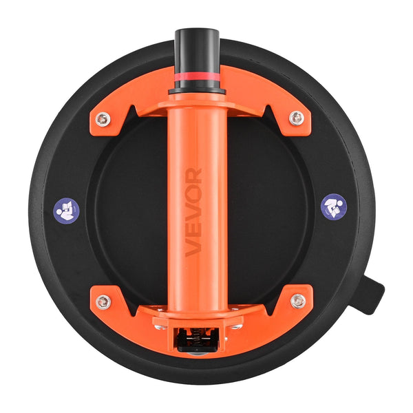 Vacuum Suction Cup 203Mm Glass Lifter With Metal Handle 195 Kg Max Lifting Capacity Tile Tool Carrying Case For Large Granite Drywall Windows Pack Cra