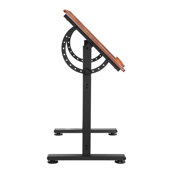 Vevor Drafting Table Adjustable Tilt Wooden Drawing Desk H Frame Drawing Boards & Tables