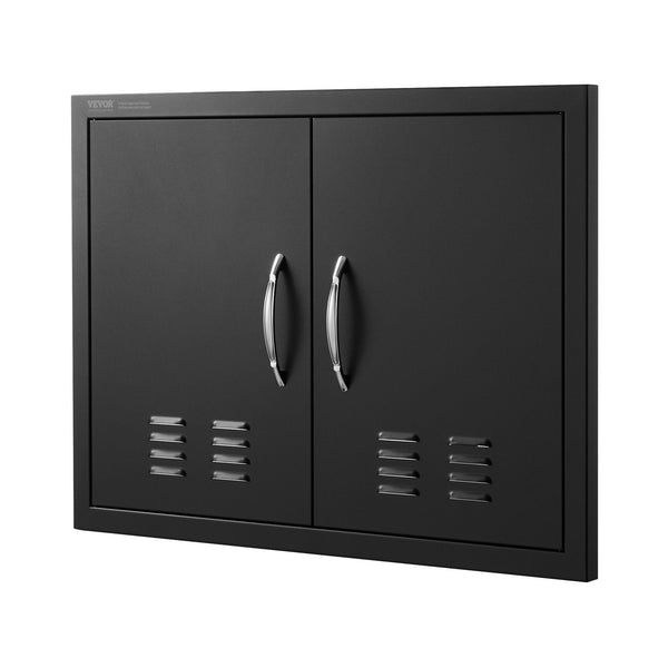 Vevor Bbq Access Door762 X533 Mm Double Outdoor Kitchen Cold Plate Flush Mount Wall Vertical With Handles And Ventss For Island Grilling Station Outsi