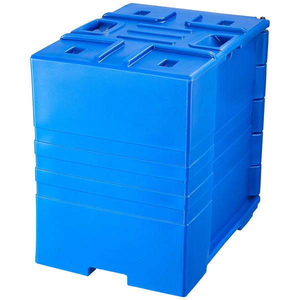 Insulated Food Pan Carrier 90L Hot Box For Catering With Double Buckles Front Loading Warmer Handles Stackable End Loader Restaurant Canteen Food Stor